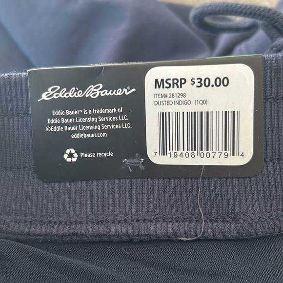 Eddie Bauer Blue Knit Skort Size Large NWT. - Picture 8 of 10
